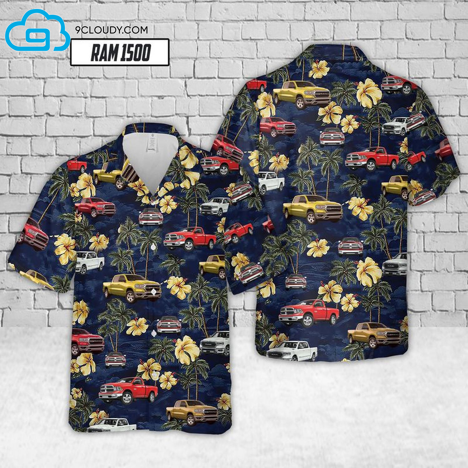 Tropical Flower Ram 1500 Full Print Hawaiian Shirt Tropical Flower Ram 1500 Full Print Hawaiian Shirt