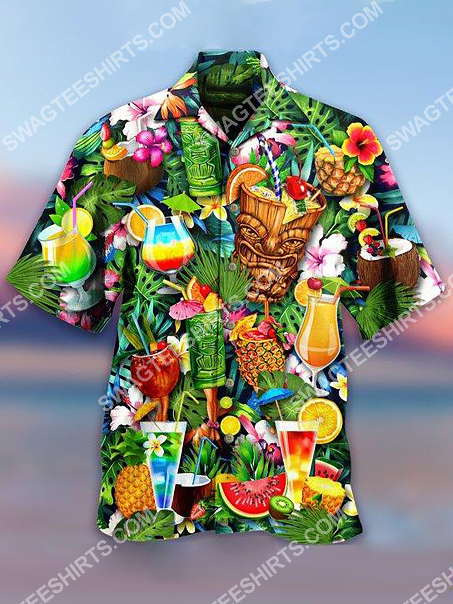 Tropical Fruit All Over Printing Hawaiian Shirt Tropical Fruit All Over Printing Hawaiian Shirt