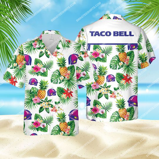 Tropical Fruit And Flower Taco Bell All Over Print Hawaiian Shirt Tropical Fruit And Flower Taco Bell All Over Print Hawaiian Shirt