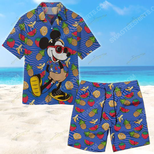Tropical Fruit Mickey Mouse Summer Vacation Hawaiian Shirt Tropical Fruit Mickey Mouse Summer Vacation Hawaiian Shirt