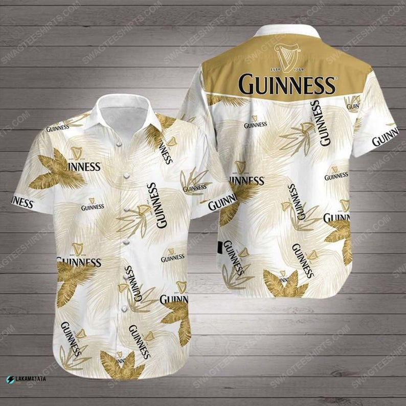 Tropical Guinness Beer Summer Party Hawaiian Shirt Tropical Guinness Beer Summer Party Hawaiian Shirt