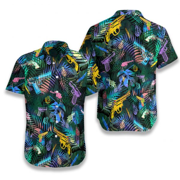 Tropical Gun Lover Hawaiian Shirt Tropical Gun Lover Hawaiian Shirt