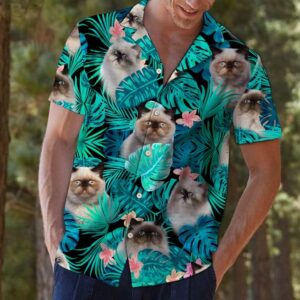Tropical Himalayan Hawaiian Shirt Summer Button Up