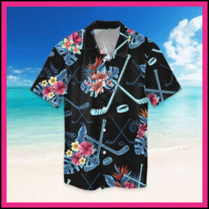 Tropical Hockey Hawaiian Shirt Limited Edition
