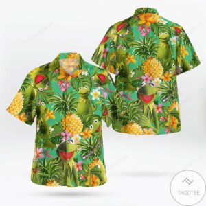 Tropical Kermit The Frog Hawaiian Shirt