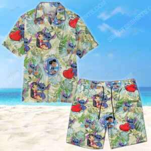 Tropical Lilo And Stitch Summer Vacation Hawaiian Shirt