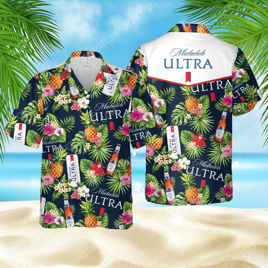 Tropical Michelob Ultra Beer Summer Party Hawaiian Shirt Tropical Michelob Ultra Beer Summer Party Hawaiian Shirt