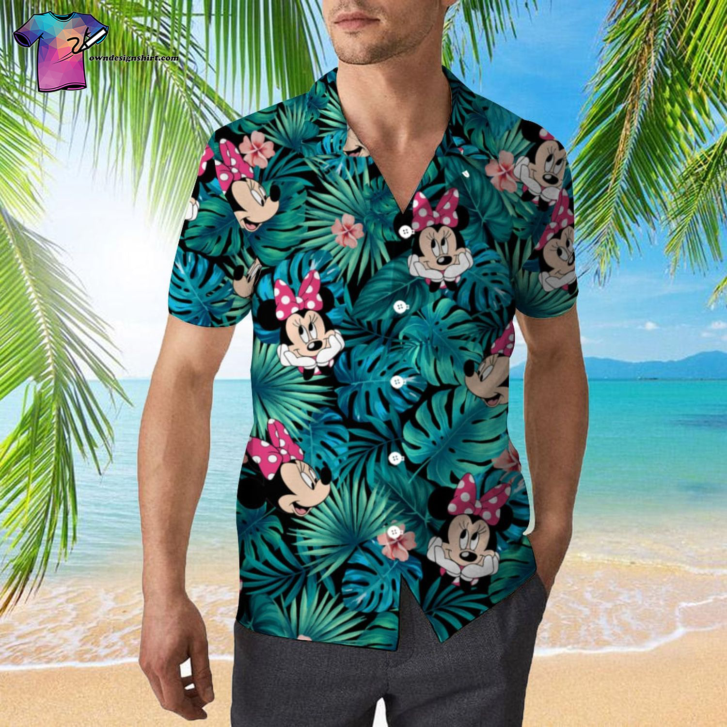 Tropical Mickey Mouse All Over Print Hawaiian Shirt Tropical Mickey Mouse All Over Print Hawaiian Shirt