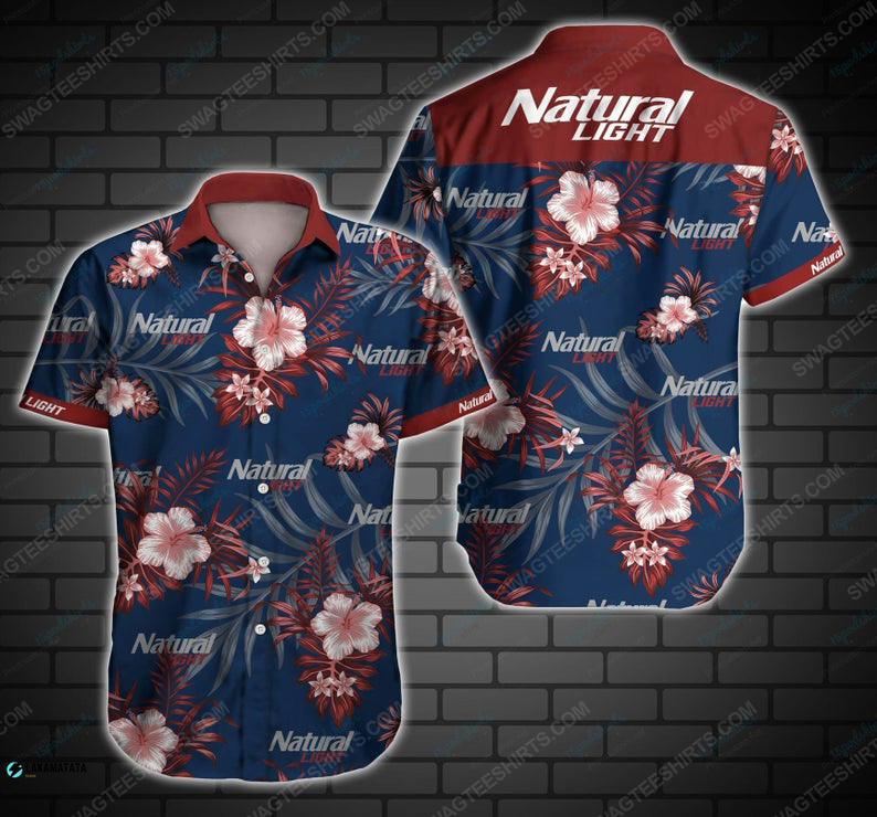 Tropical Natural Light Beer Summer Vacation Hawaiian Shirt Tropical Natural Light Beer Summer Vacation Hawaiian Shirt
