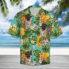 Tropical Pineapple Mastiff Hawaiian Shirt Summer Button Up