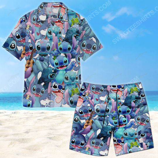 Tropical Stitch Walt Disney Summer Vacation Hawaiian Shirt Tropical Stitch Walt Disney Summer Vacation Hawaiian Shirt
