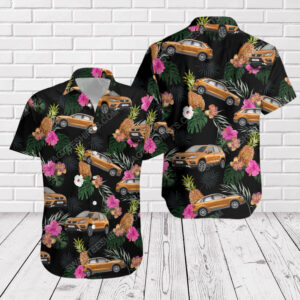 Tropical Summer Audi Car Short Sleeve Hawaiian Shirt