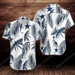 Tropical Summer Dallas Cowboys Short Sleeve Hawaiian Shirt