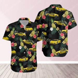 Tropical Summer Lamborghini Short Sleeve Hawaiian Shirt