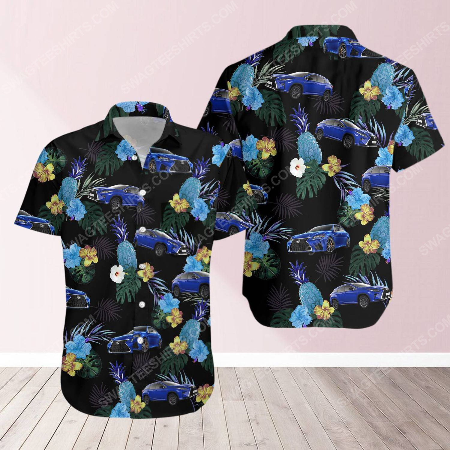 Tropical Summer Lexus Short Sleeve Hawaiian Shirt Tropical Summer Lexus Short Sleeve Hawaiian Shirt