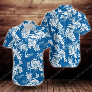 Tropical Summer Los Angeles Dodgers Short Sleeve Hawaiian Shirt