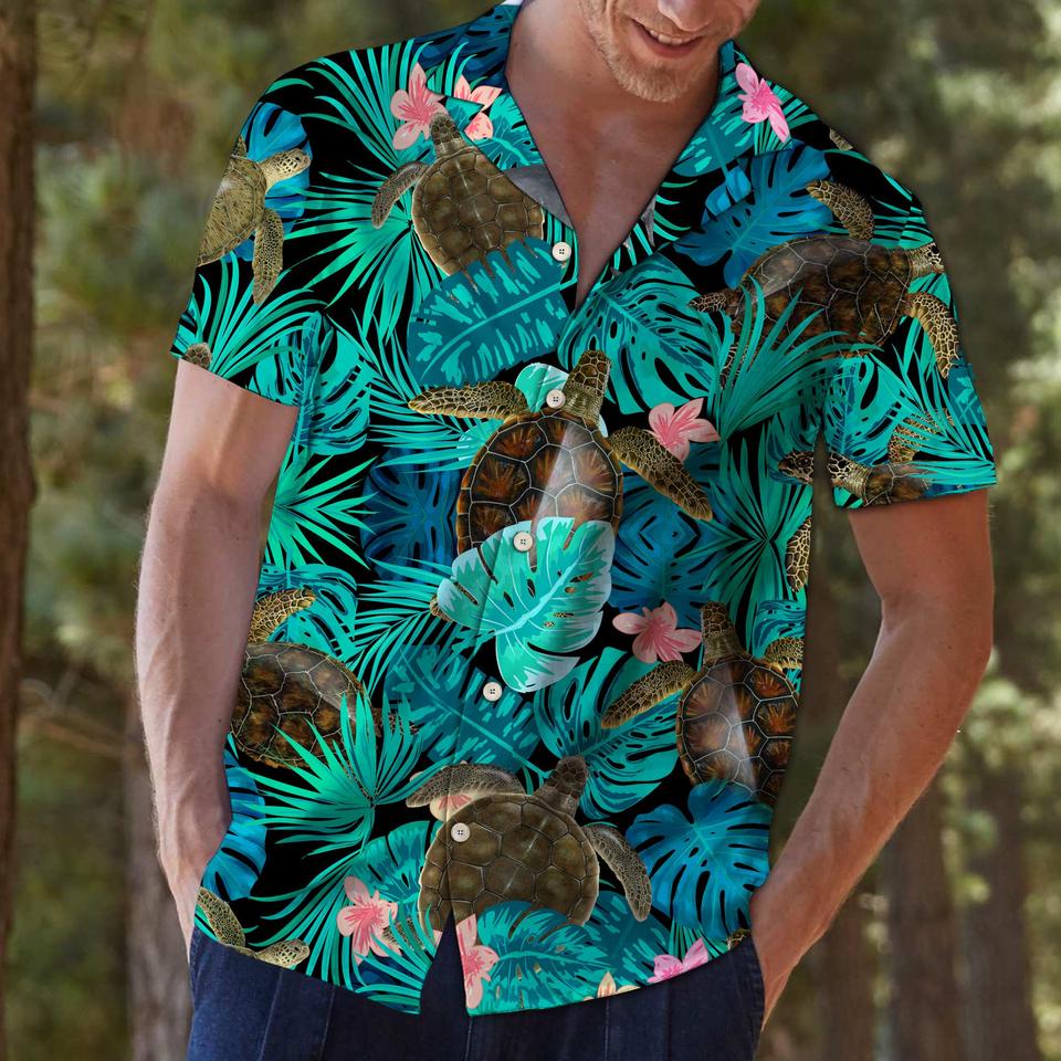 Tropical Turtle Hawaiian Shirt Tropical Turtle Hawaiian Shirt