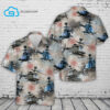 Tropical Us Army Bell Oh-58 Kiowa Full Print Hawaiian Shirt