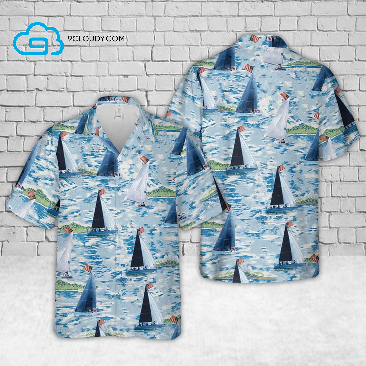 Tropical Yacht Club Full Print Hawaiian Shirt Tropical Yacht Club Full Print Hawaiian Shirt
