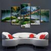 Turtle 04 - Animal 5 Panel Canvas Art Wall Decor