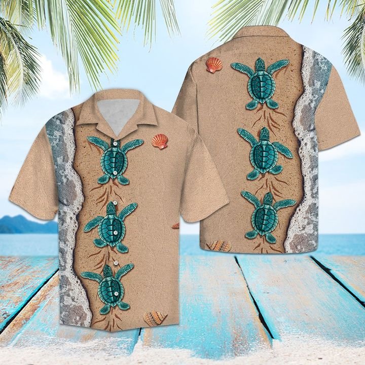 Turtle Beach Hawaiian Shirt Summer Button Up Turtle Beach Hawaiian Shirt Summer Button Up