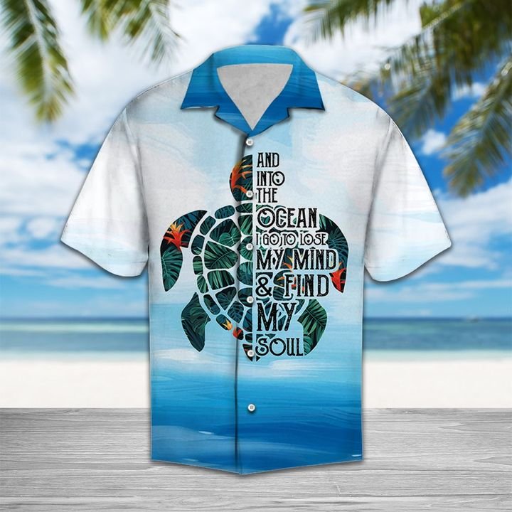 Turtle Floral And Into The Ocean I Go To Lose My Mind Hawaiian Shirt Summer Button Up Turtle Floral And Into The Ocean I Go To Lose My Mind Hawaiian Shirt Summer Button Up