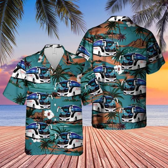 Uk Coach Driver Hawaiian Shirt Uk Coach Driver Hawaiian Shirt