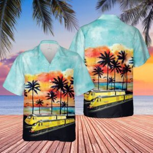 Uk Network Rail New Measurement Train Hawaiian Shirt