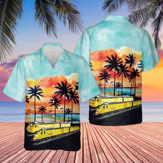 Uk Network Rail New Measurement Train Hawaiian Shirt Uk Network Rail New Measurement Train Hawaiian Shirt