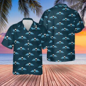 Uk Parachute Regiment Wings Hawaiian Shirt