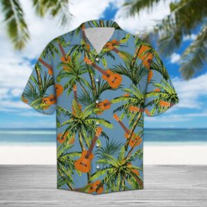Ukulele Lovers Hawaiian Shirt Summer Button Up