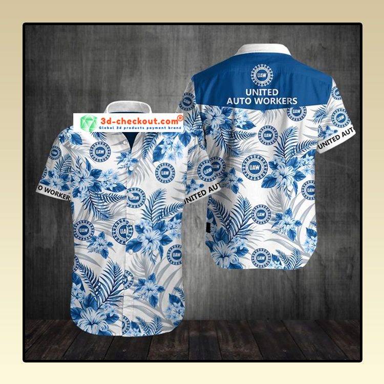United Auto Workers Uaw Hawaiian Shirt United Auto Workers Uaw Hawaiian Shirt