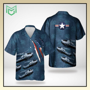 United States Marine Corps Bell Ah-1Z Viper Hawaiian Shirt