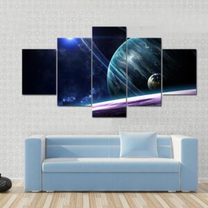 Universe Scene With Planets