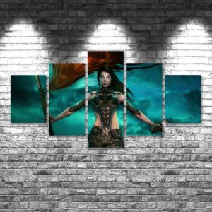 Unreal Tournament - Gaming 5 Panel Canvas Art Wall Decor
