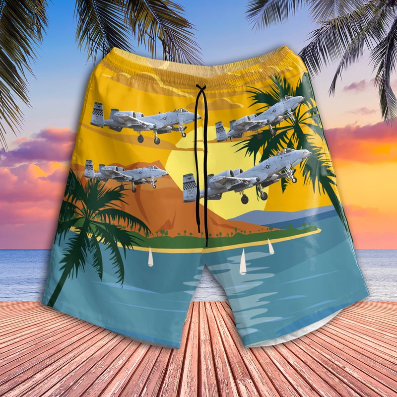 Us Air Force 25Th Fighter Squadron Fairchild Republic Oa-10C Thunderbolt Ii Hawaiian Shirt Us Air Force 25Th Fighter Squadron Fairchild Republic Oa-10C Thunderbolt Ii Hawaiian Shirt