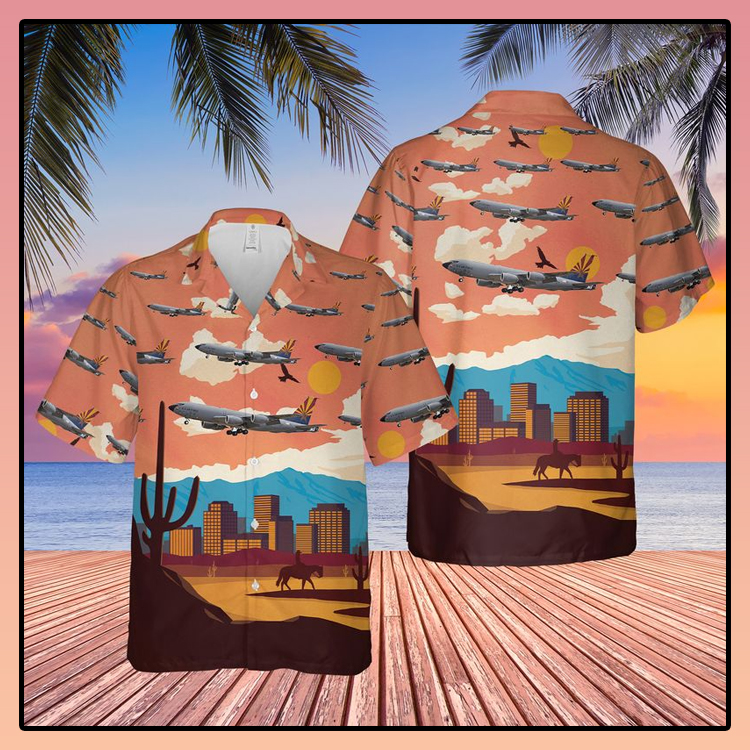Us Air Force Arizona Air National Guard Boeing Kc 135R Stratotanker Hawaiian Shirt Us Air Force Arizona Air National Guard Boeing Kc 135R Stratotanker Hawaiian Shirt
