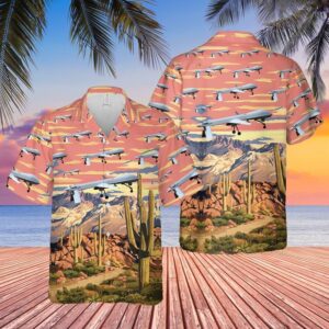 Us Air Force Arizona Air National Guard Predators Hawaiian Shirt