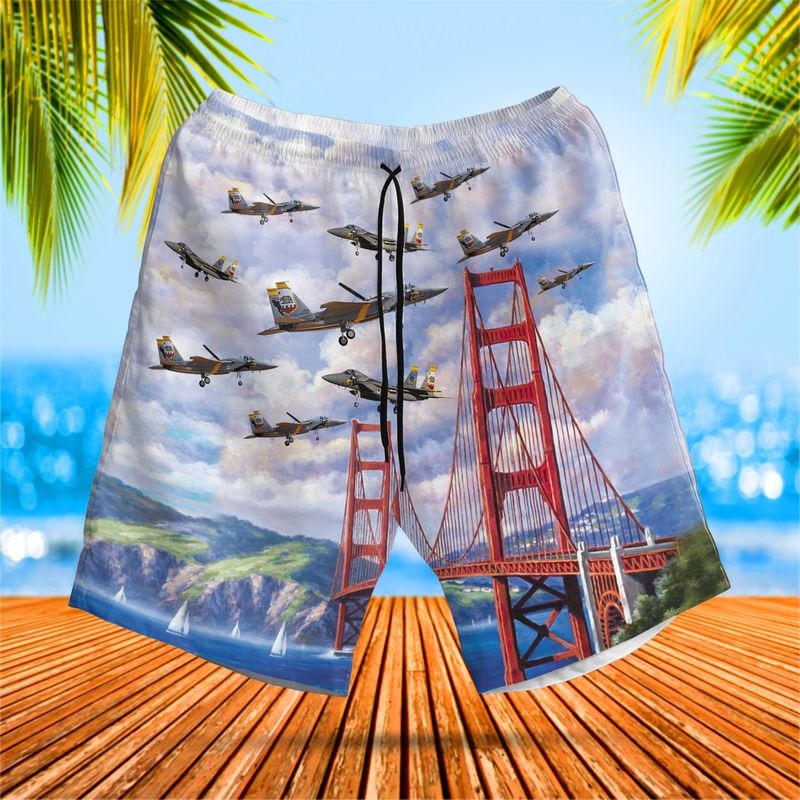 Us Air Force California Air National Guard F-15 Eagle Hawaiian Shirt Beach Shor Us Air Force California Air National Guard F-15 Eagle Hawaiian Shirt Beach Shor
