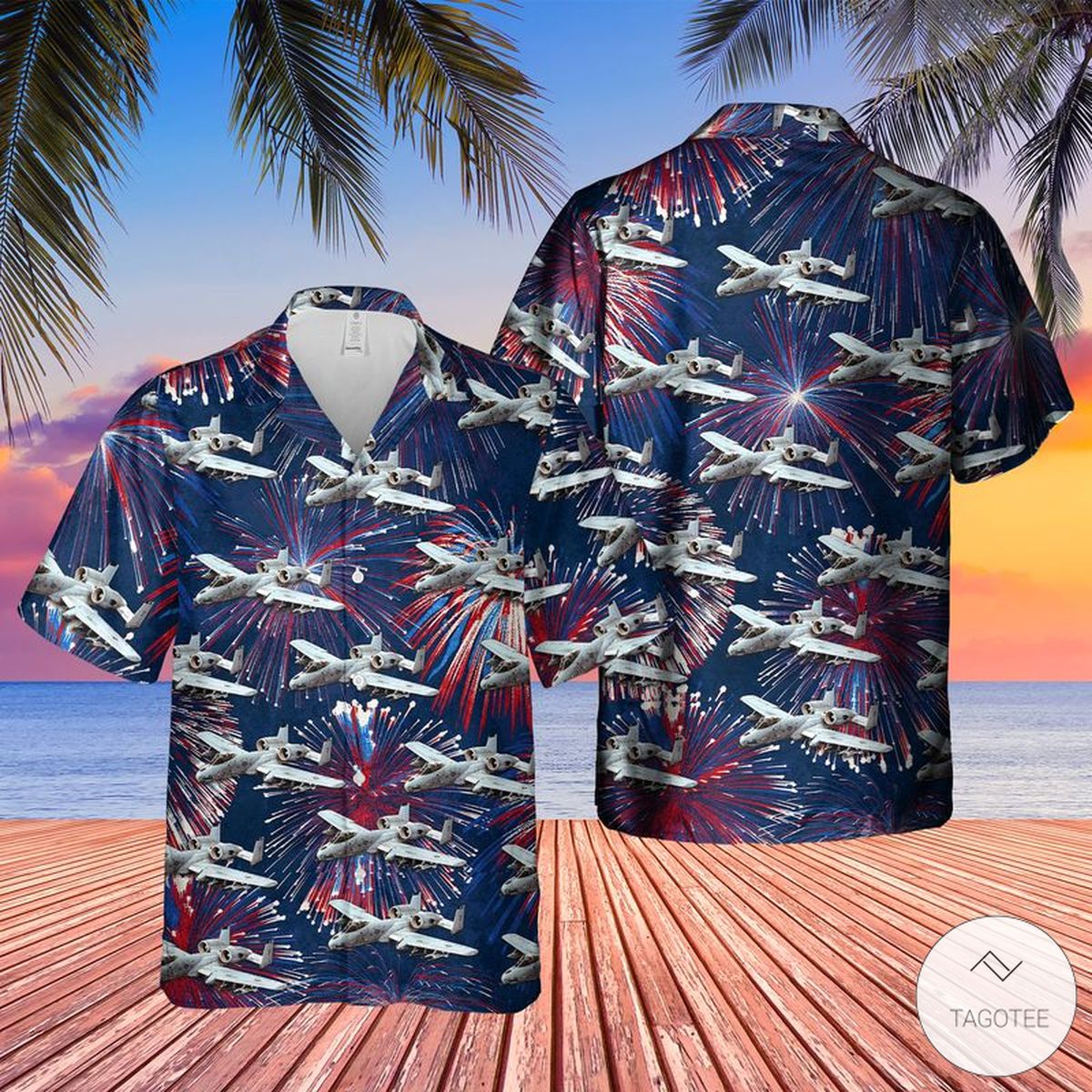 Us Air Force Fairchild Republic A-10 Thunderbolt Ii 4Th Of July Hawaiian Shirt Us Air Force Fairchild Republic A-10 Thunderbolt Ii 4Th Of July Hawaiian Shirt