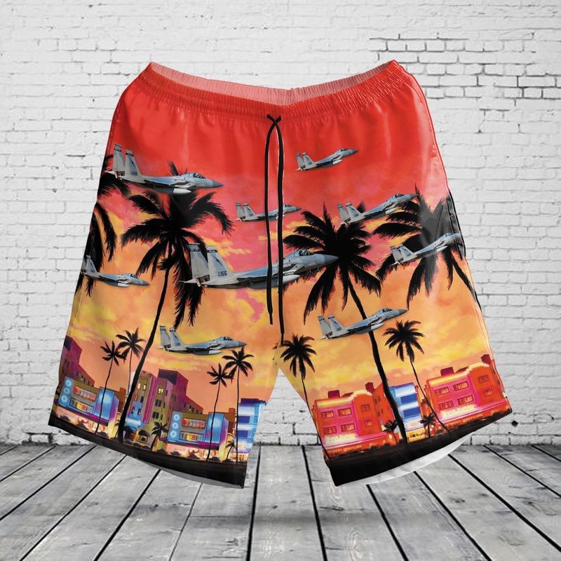 Us Air Force Florida F-15 Eagle Hawaiian Shirt Us Air Force Florida F-15 Eagle Hawaiian Shirt