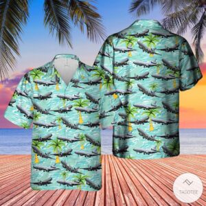 Us Air Force Mcdonnell Douglas Kc-10A Extender (Dc-10-30Cf) Hawaiian Shirt