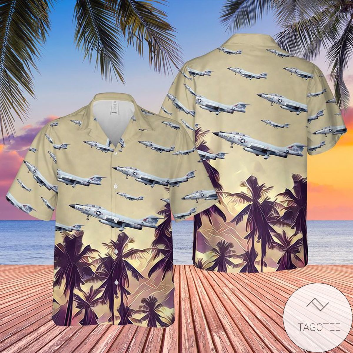 Us Air Force Mcdonnell F-101 Voodoo Hawaiian Shirt Us Air Force Mcdonnell F-101 Voodoo Hawaiian Shirt