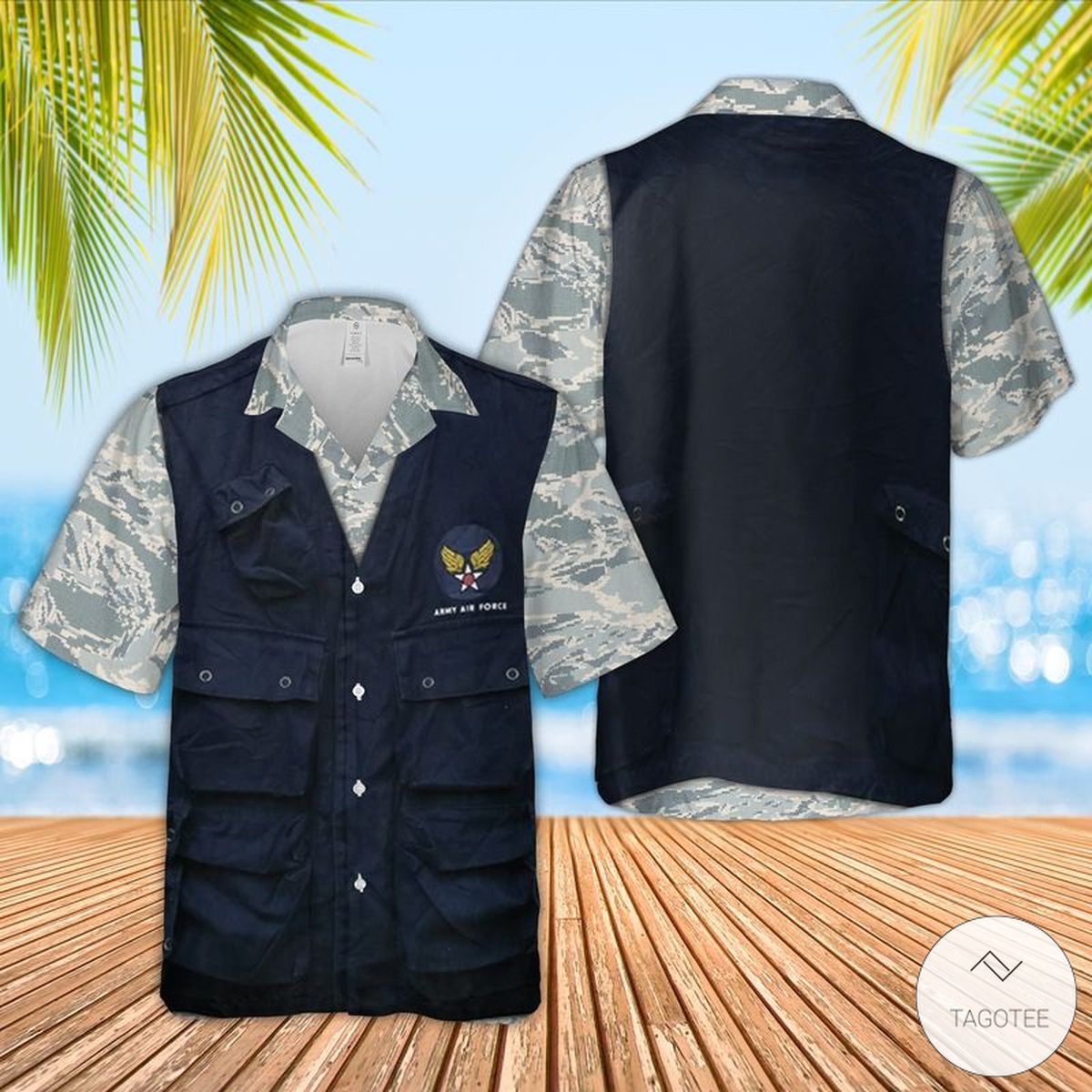 Us Air Force Tactical Vest Hawaiian Shirt Us Air Force Tactical Vest Hawaiian Shirt