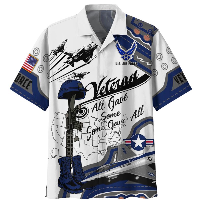 Us Air Force Veteran All Gave Some Some Gave All Hawaiian Shirt Us Air Force Veteran All Gave Some Some Gave All Hawaiian Shirt