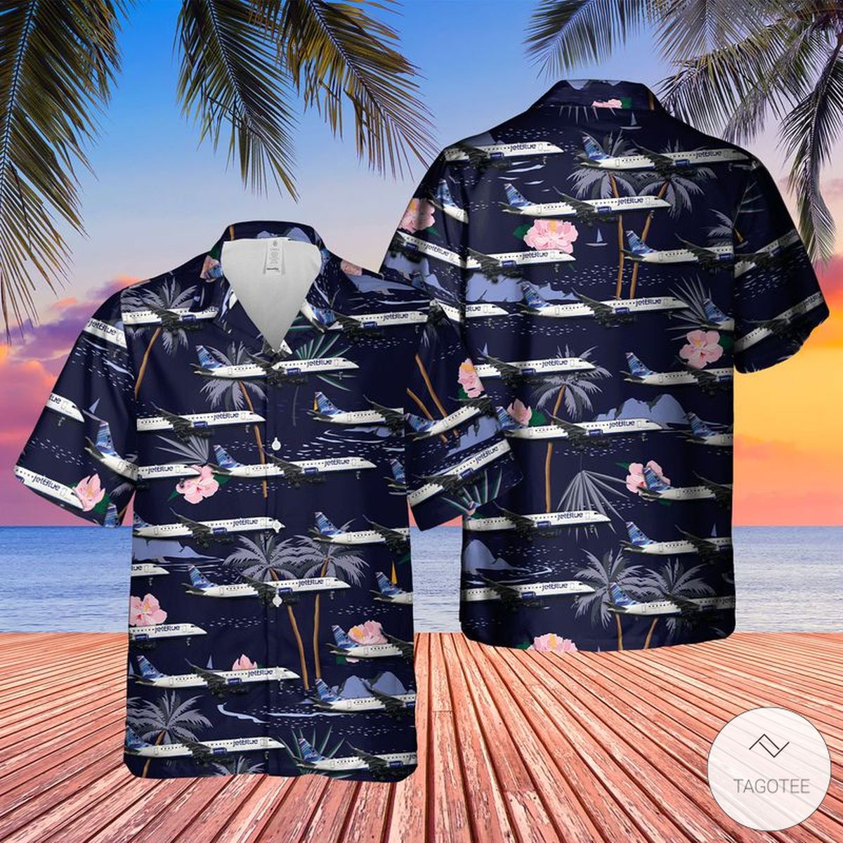Us Airlines 5 Embraer 190Ar (Erj-190-100Igw) Hawaiian Shirt Us Airlines 5 Embraer 190Ar (Erj-190-100Igw) Hawaiian Shirt