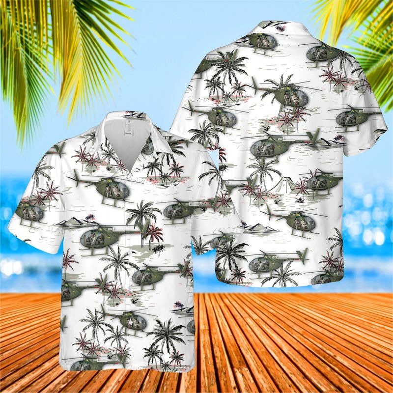 Us Army Hughes Oh6 Cayuse Hawaiian Shirt Us Army Hughes Oh6 Cayuse Hawaiian Shirt