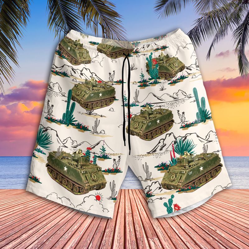 Us Army M113 Apc Hawaiian Shirt Us Army M113 Apc Hawaiian Shirt