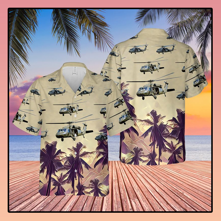 Us Army Sikorsky Uh-60 Black Hawk Helicopter Hawaiian Shirt Us Army Sikorsky Uh-60 Black Hawk Helicopter Hawaiian Shirt