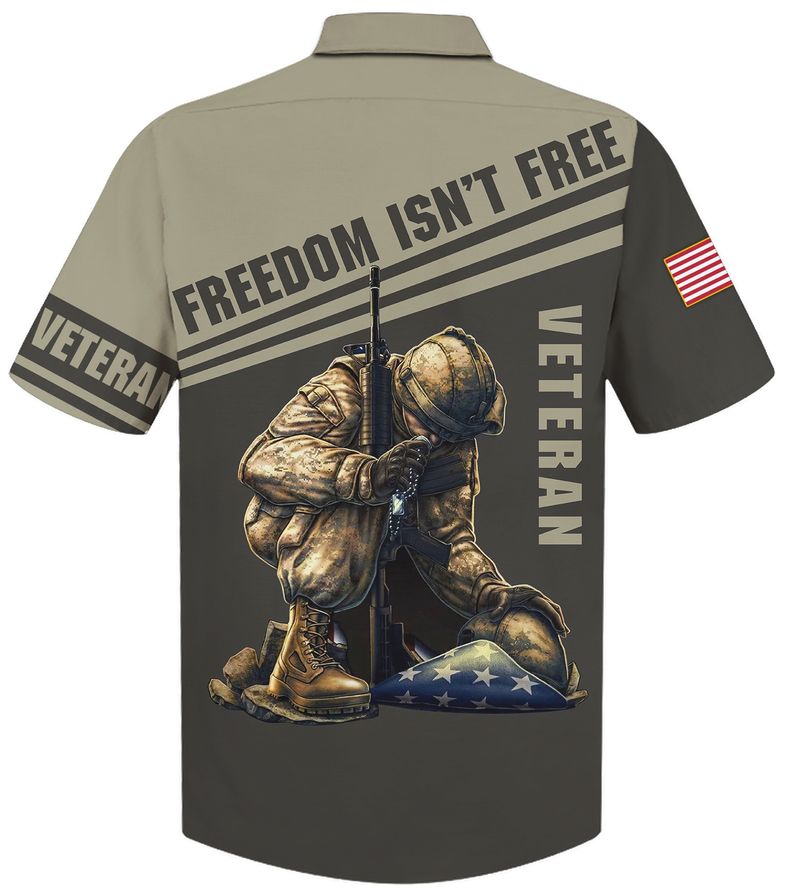 Us Army Veteran Freedom Isn’T Free Hawaiian Shirt Us Army Veteran Freedom Isn’T Free Hawaiian Shirt